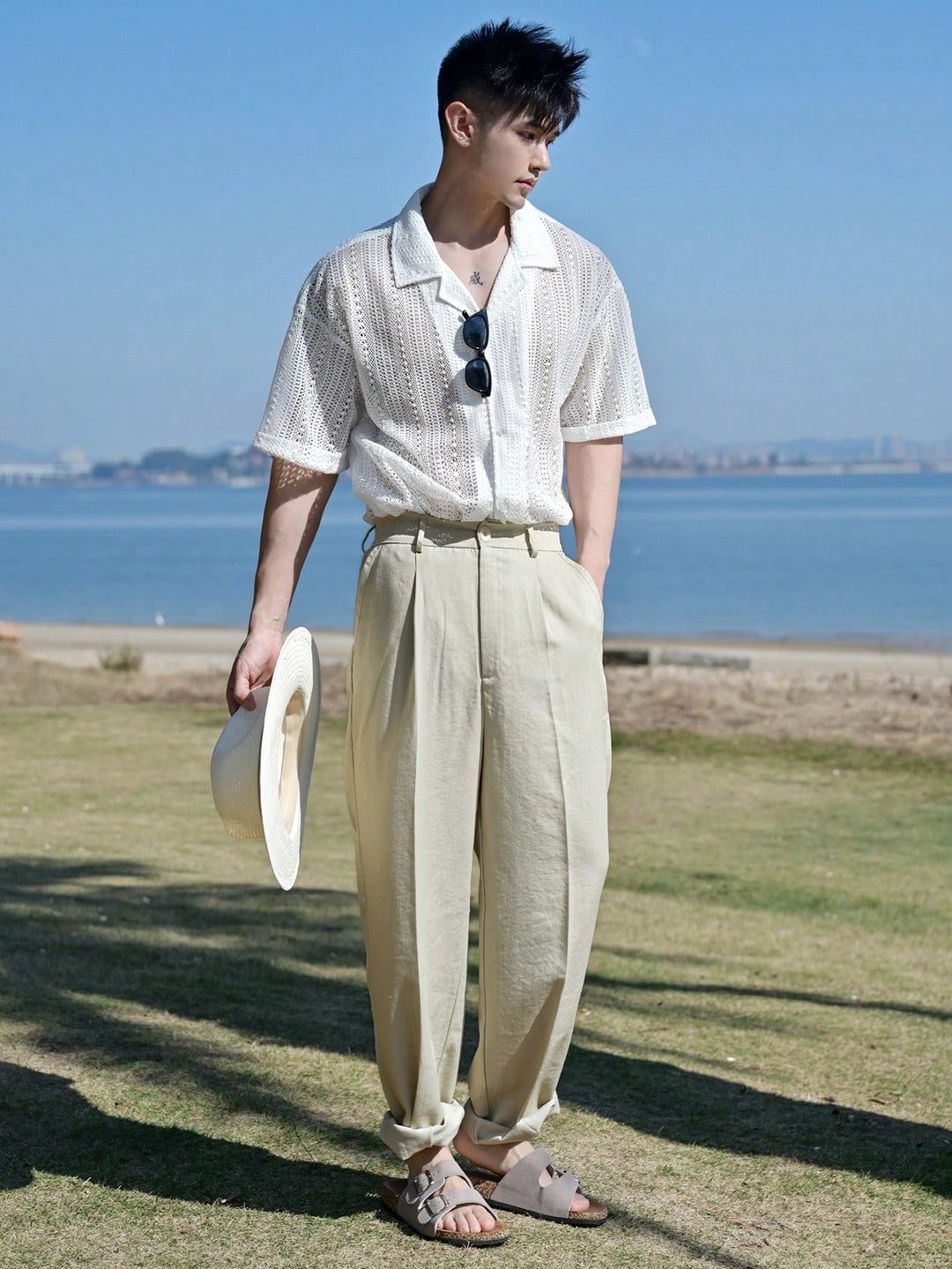 Pantaloni SHEIN, bej