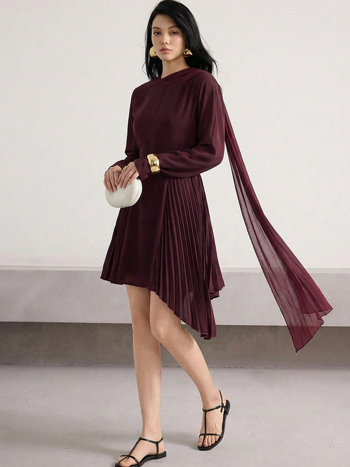 Rochie scurtă SHEIN, maro