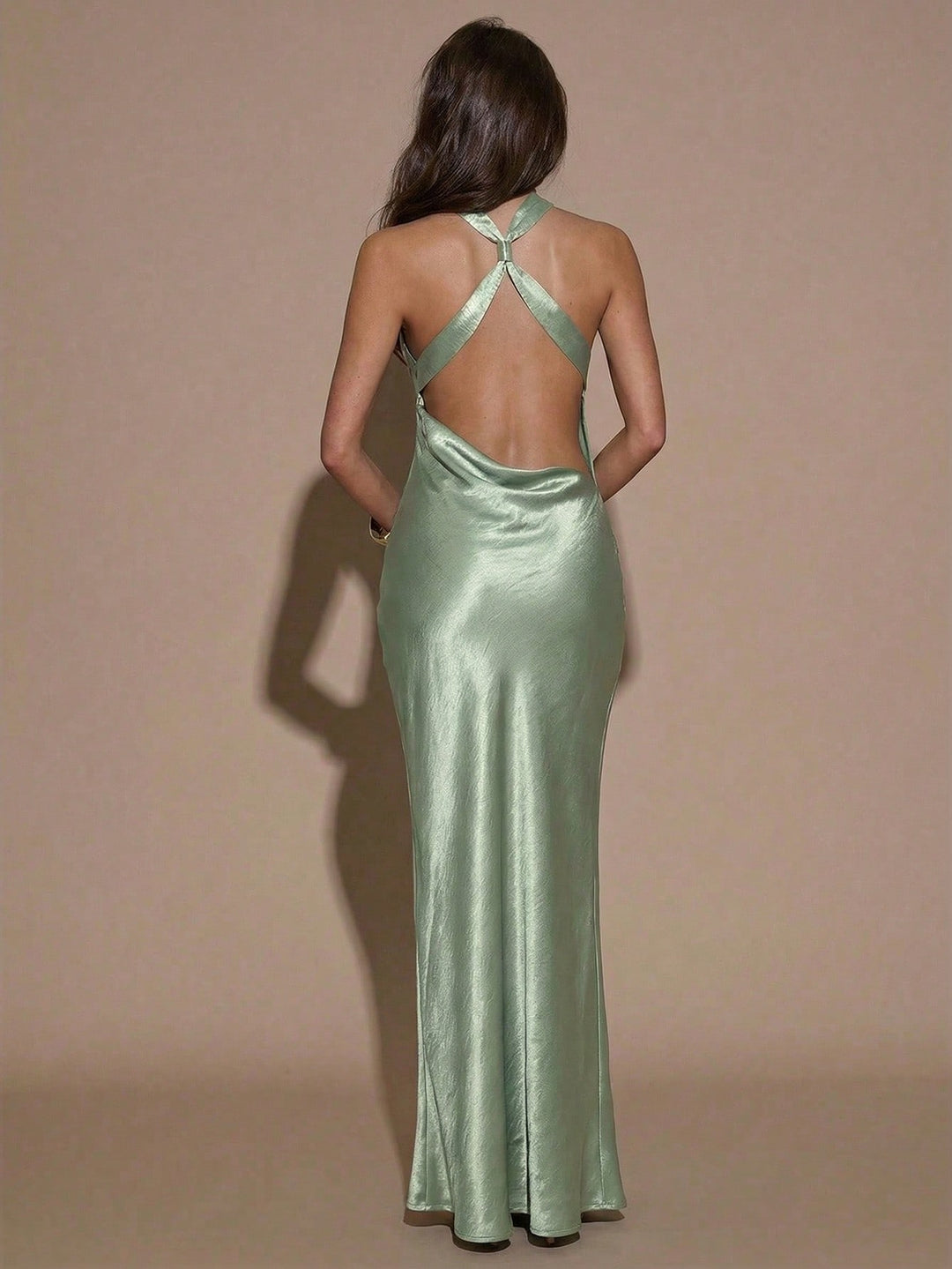 Rochie maxi SHEIN, turcoaz