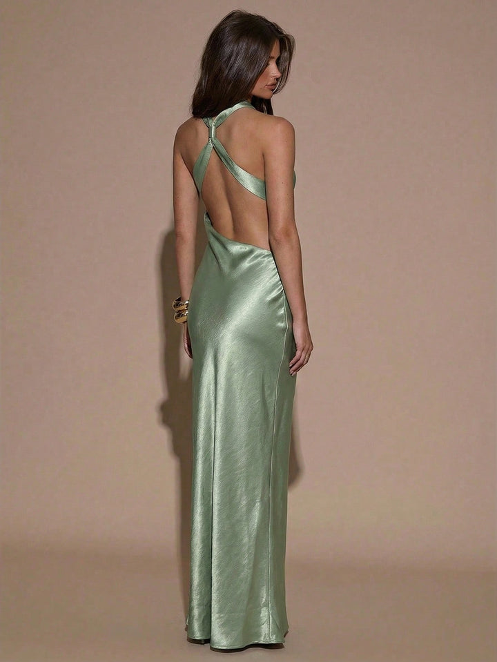 Rochie maxi SHEIN, turcoaz