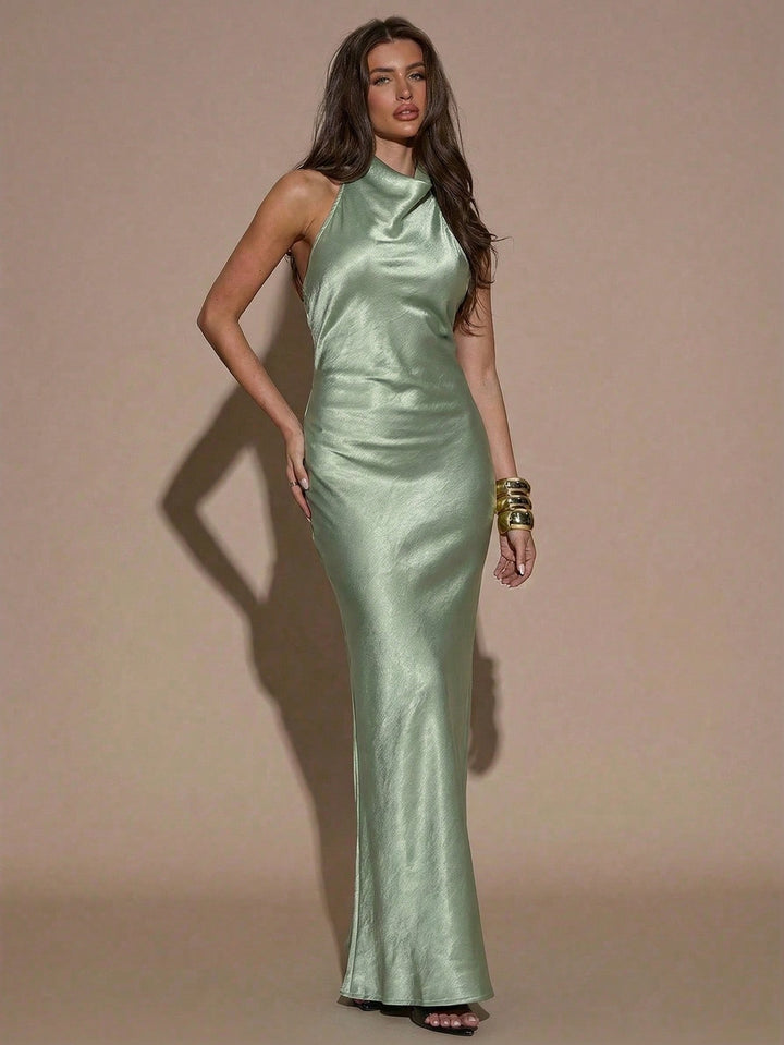 Rochie maxi SHEIN, turcoaz