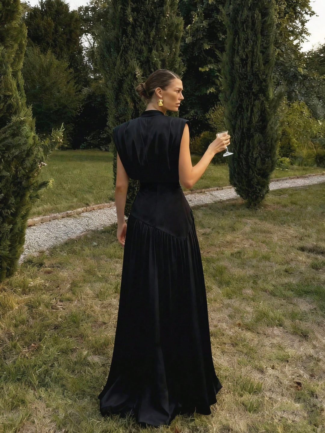 Rochie maxi SHEIN, negru