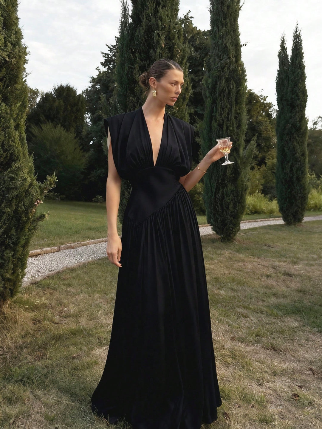 Rochie maxi SHEIN, negru
