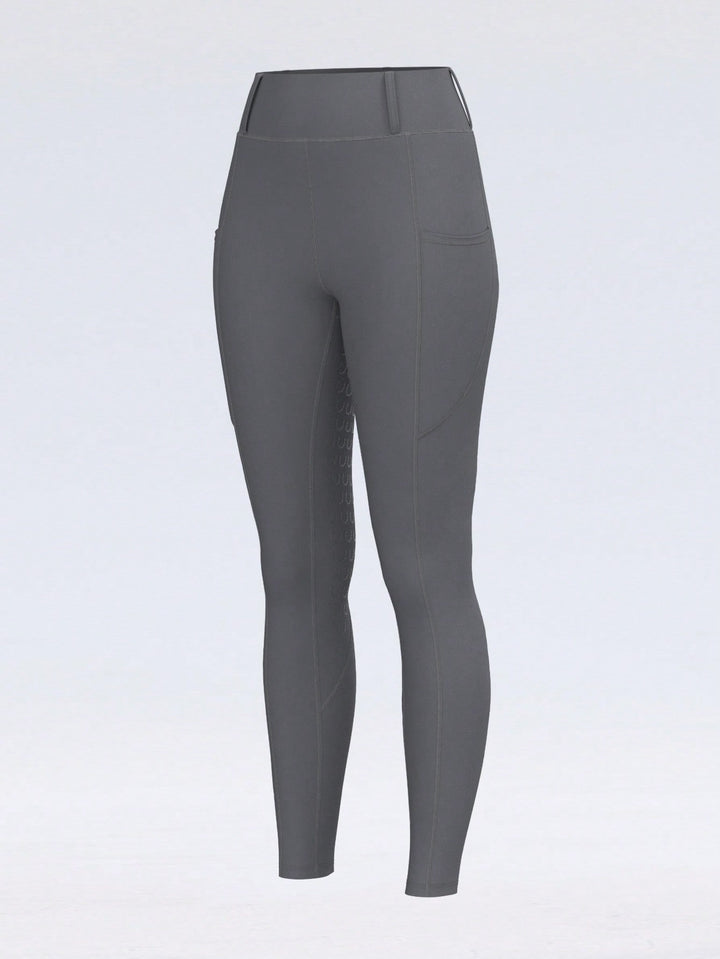 Pantaloni de echitație SHEIN, gri