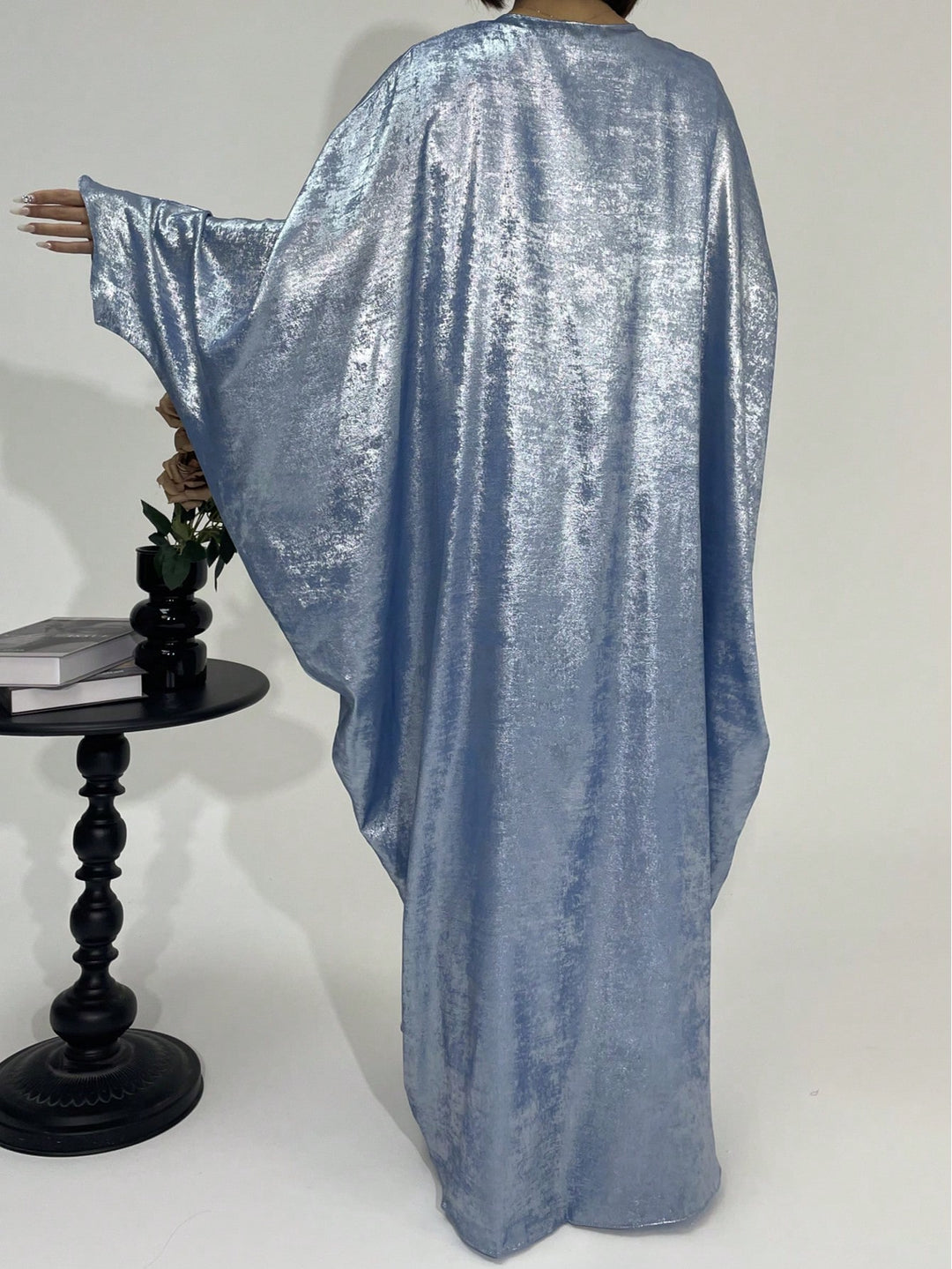 Set caftan și jalabiya SHEIN, albastru