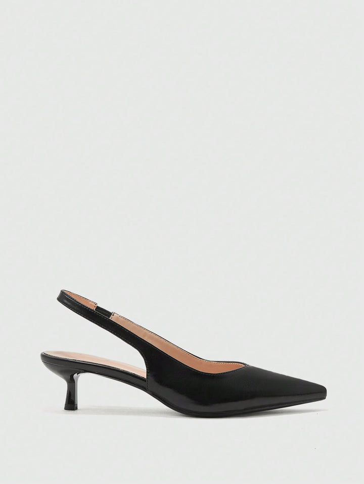 Pantofi cu toc SHEIN, negru