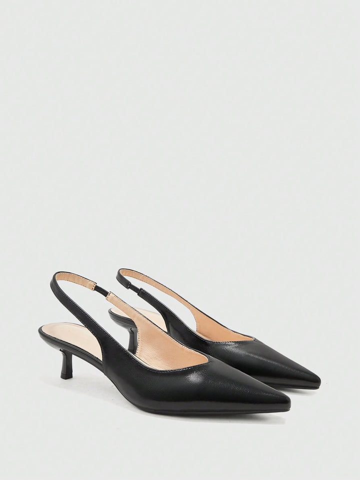 Pantofi cu toc SHEIN, negru