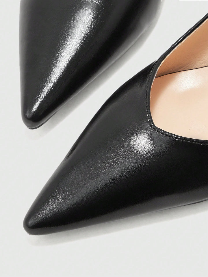 Pantofi cu toc SHEIN, negru