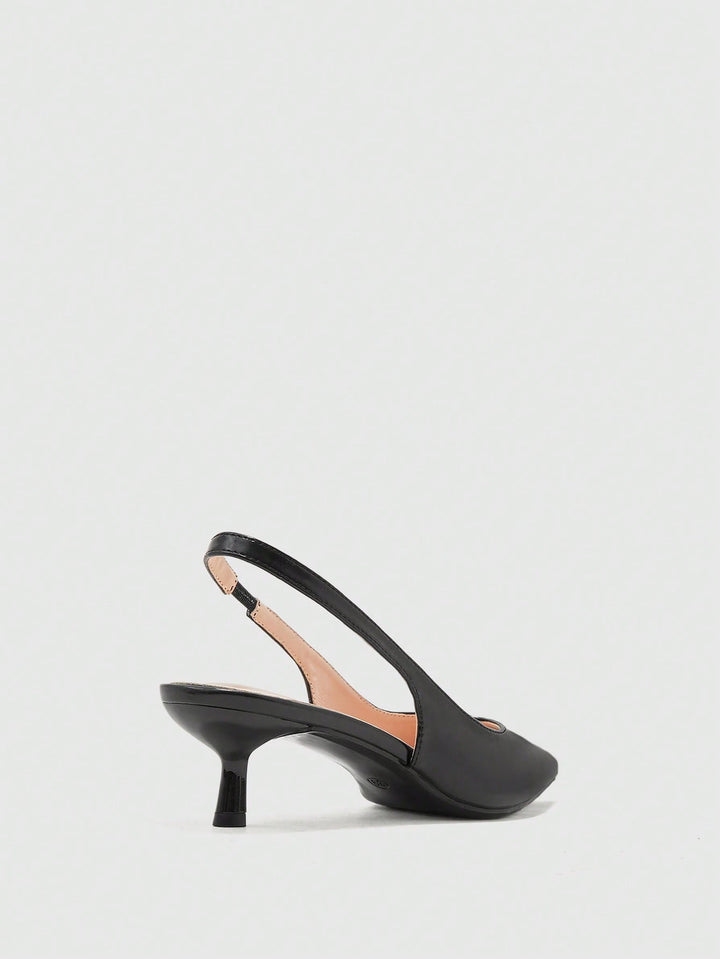 Pantofi cu toc SHEIN, negru