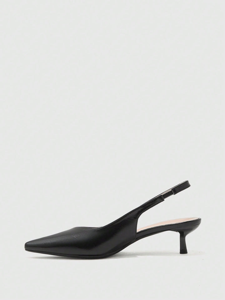 Pantofi cu toc SHEIN, negru