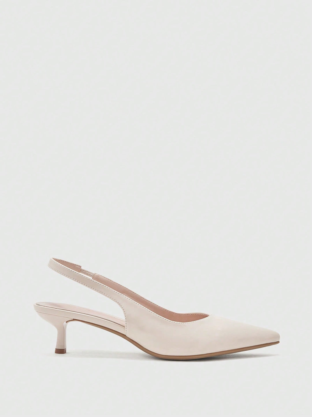 Pantofi cu toc SHEIN, crem