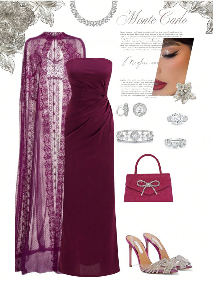 Rochie maxi SHEIN, roz