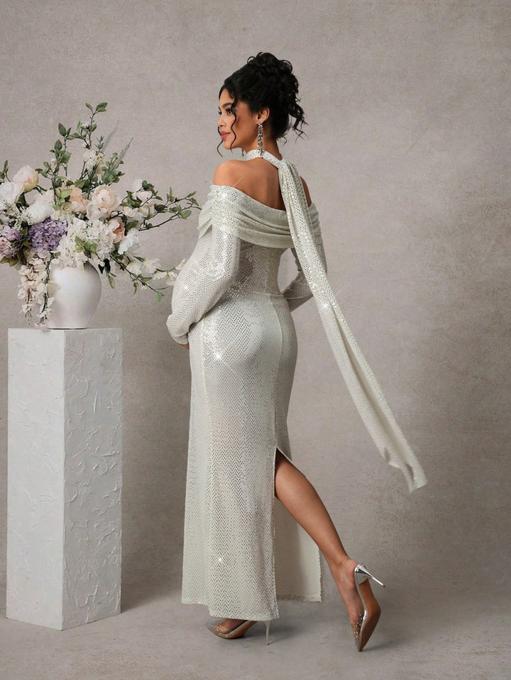 Rochie SHEIN, argintiu
