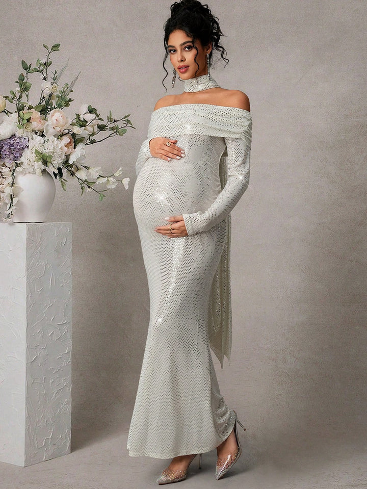 Rochie SHEIN, argintiu