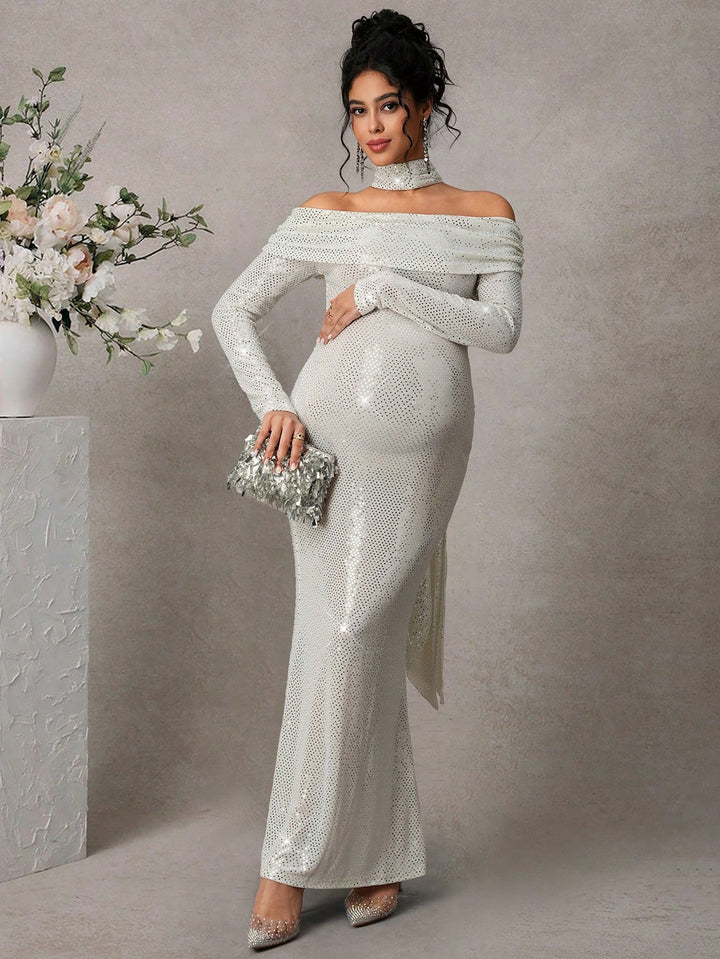 Rochie SHEIN, argintiu