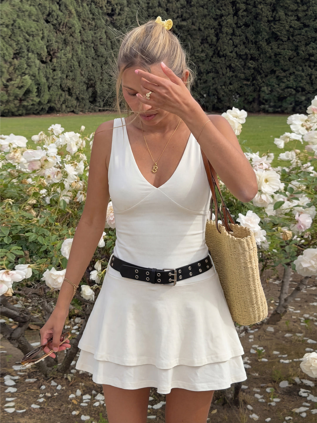Rochie mini SHEIN, galben