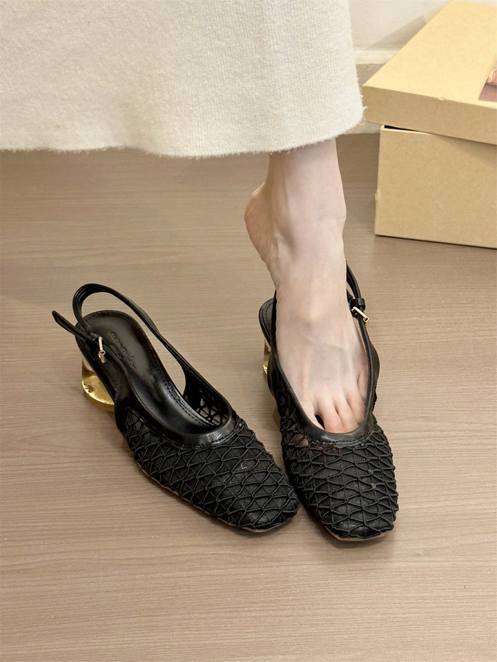 Pantofi cu toc SHEIN, negru