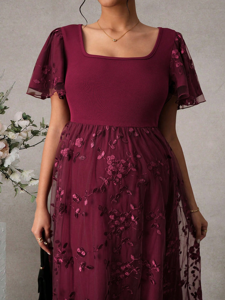 Rochie SHEIN, vișiniu