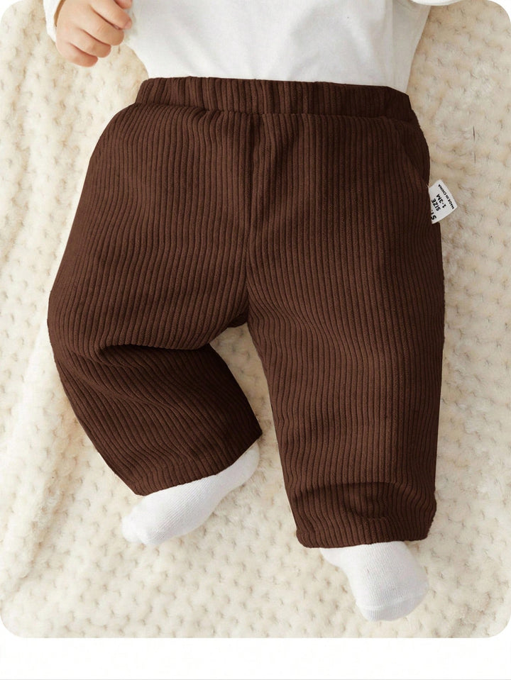 Pantaloni SHEIN, maro