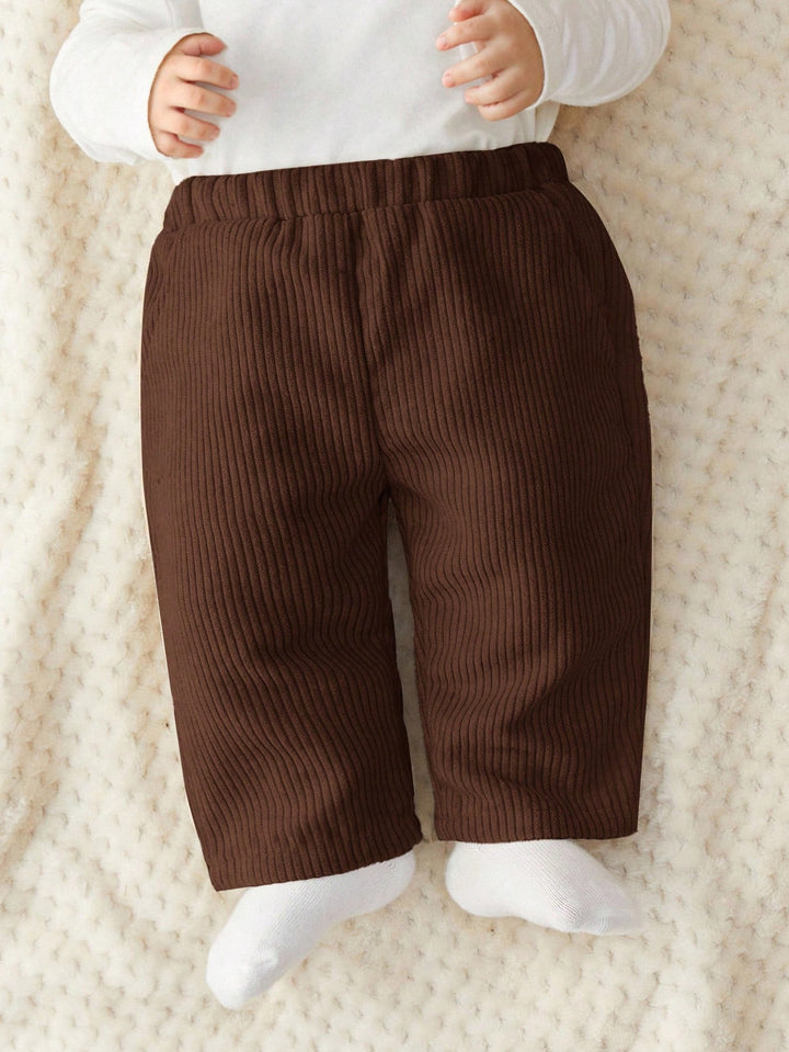 Pantaloni SHEIN, maro