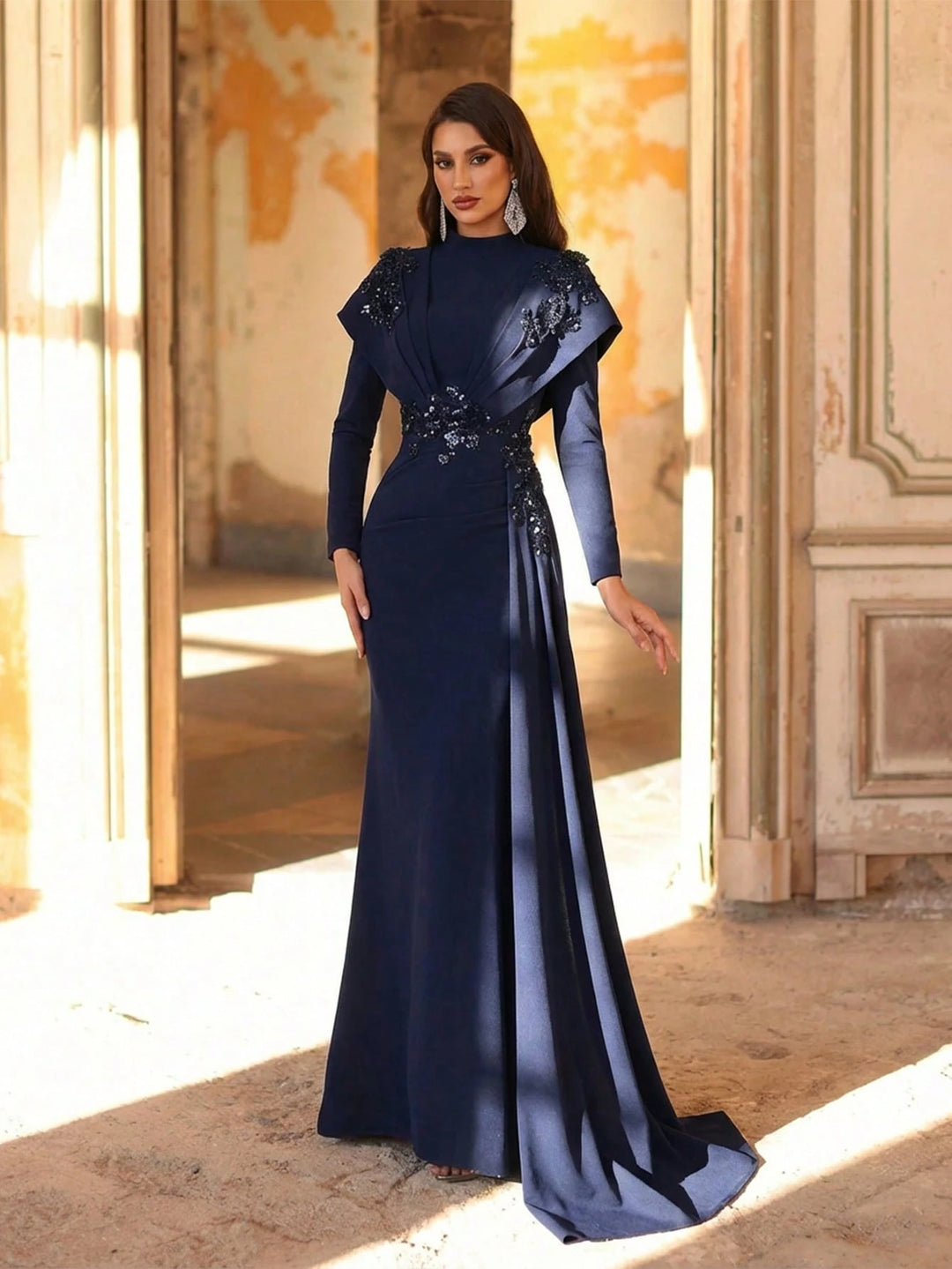 Rochie de ocazie SHEIN, bleumarin