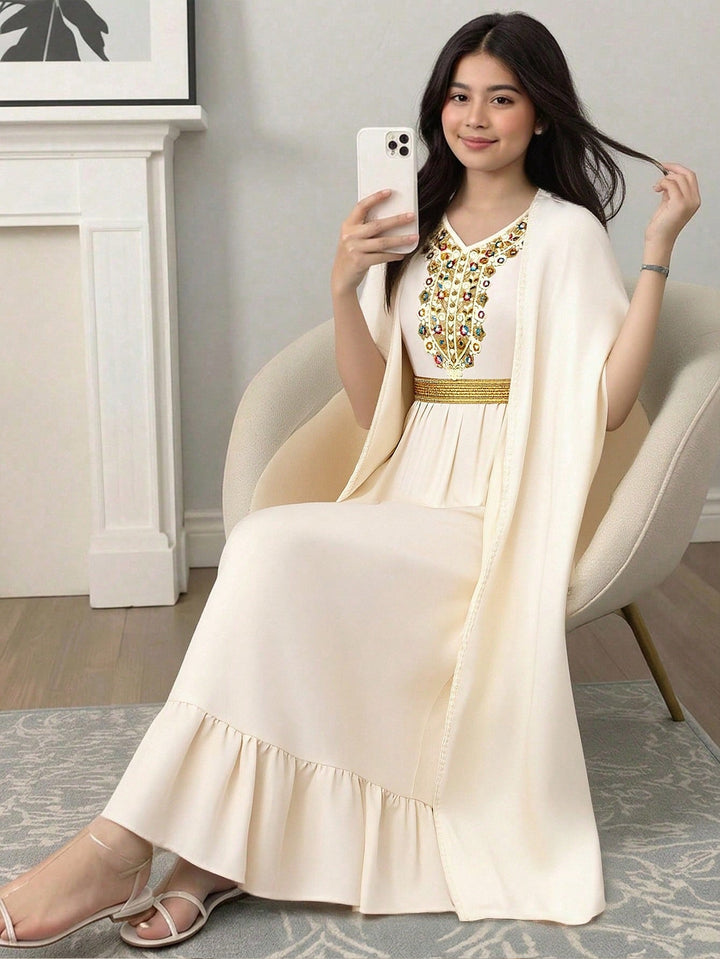 Rochie SHEIN, crem
