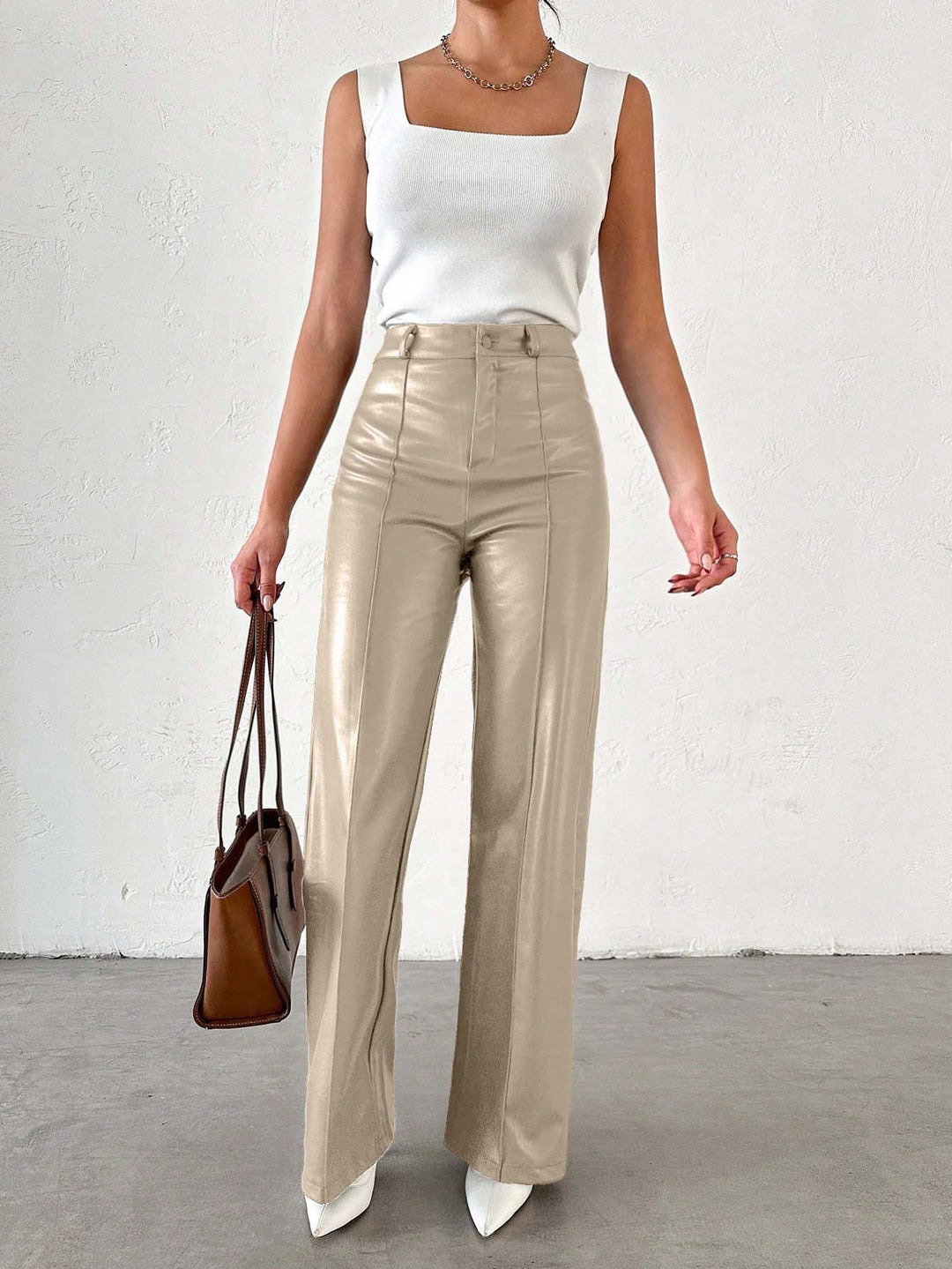 Pantaloni SHEIN, bej