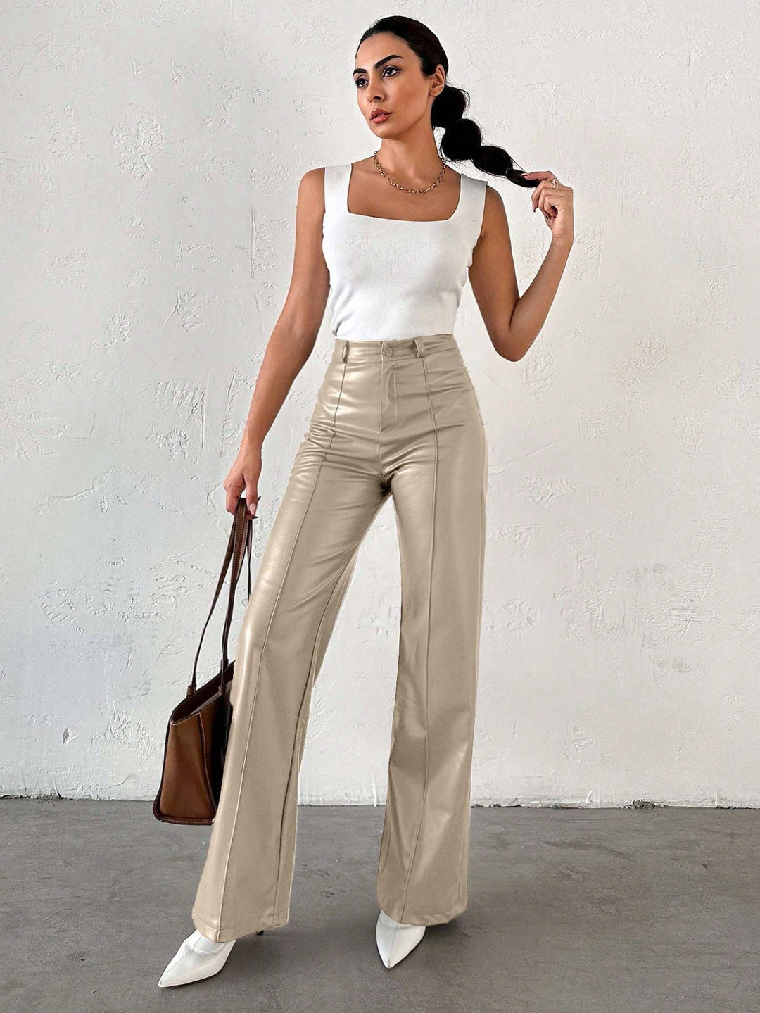 Pantaloni SHEIN, bej