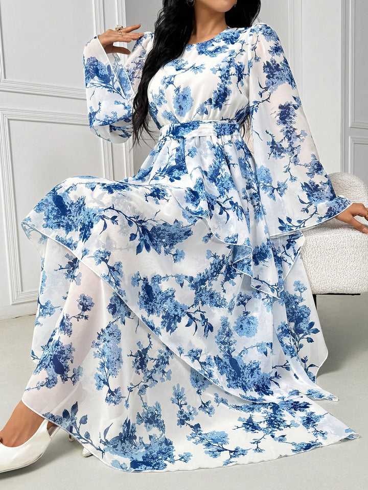 Rochie maxi SHEIN, mix culori