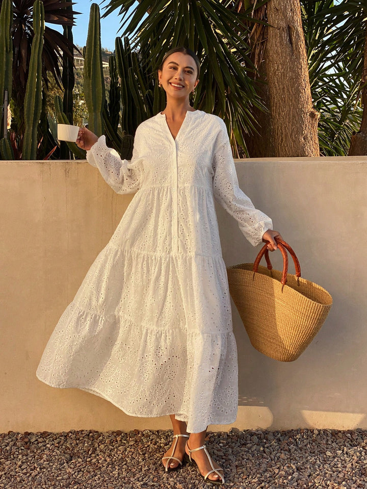 Rochie midi SHEIN, alb