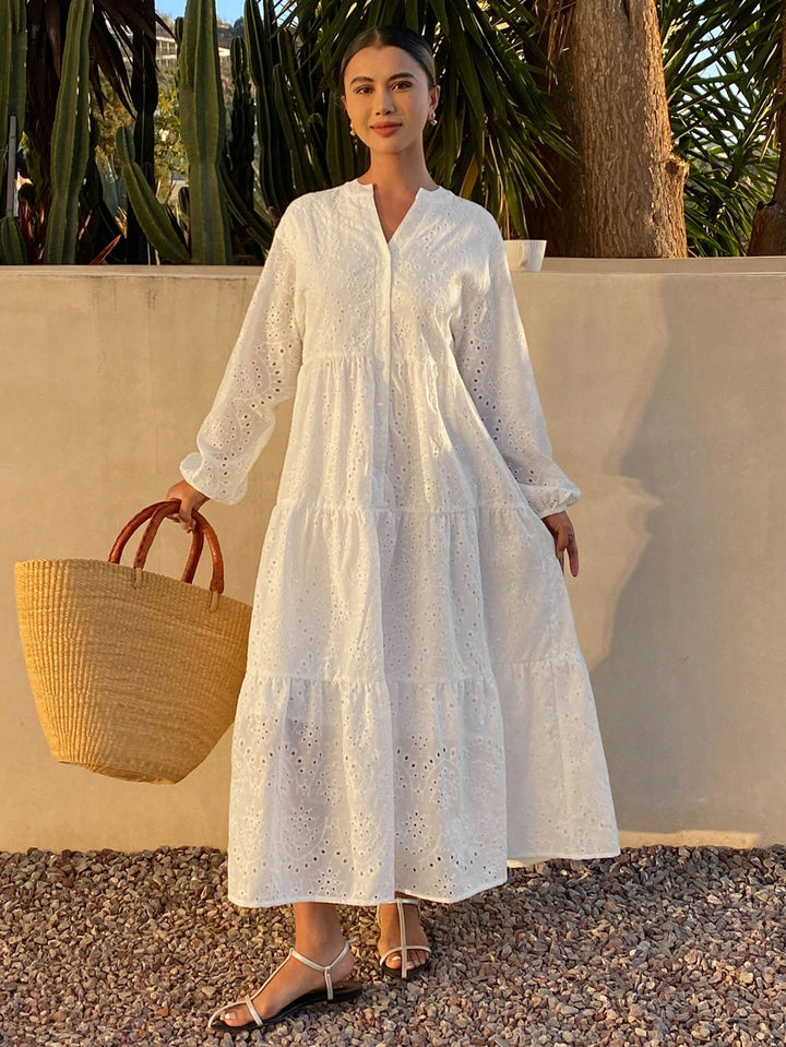 Rochie midi SHEIN, alb