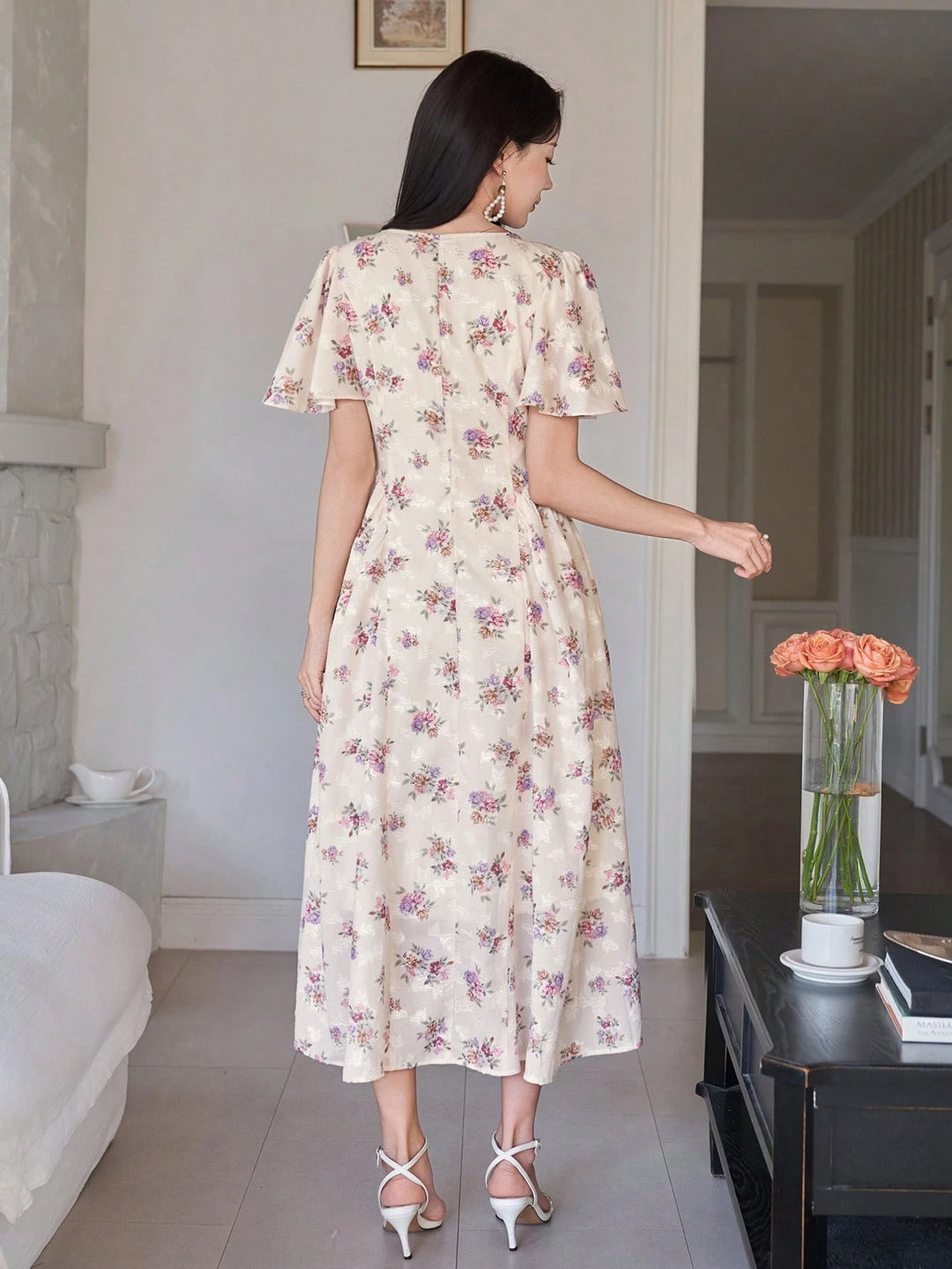 Rochie maxi SHEIN, mix culori