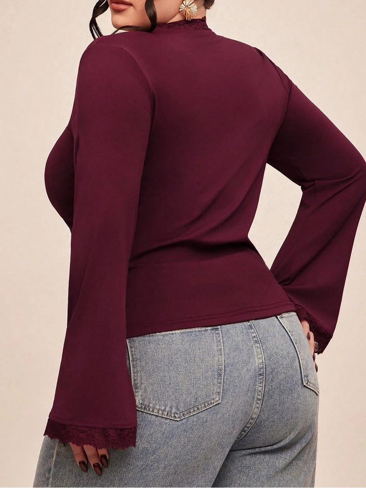 SHEIN blúz, bordó