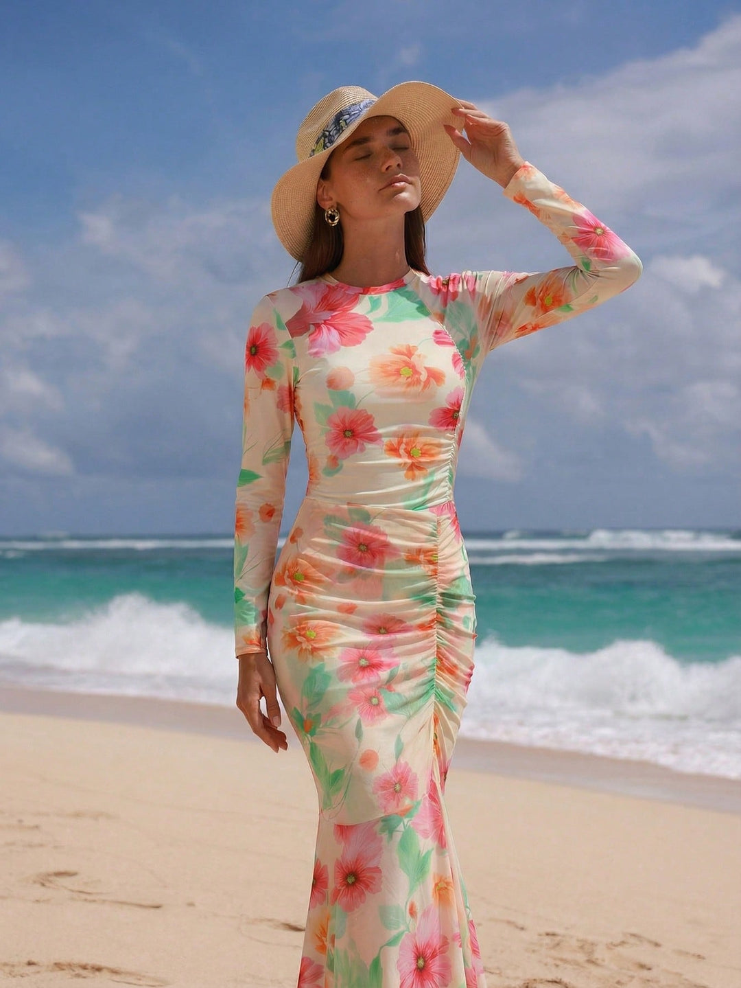 Costum de baie SHEIN, mix culori