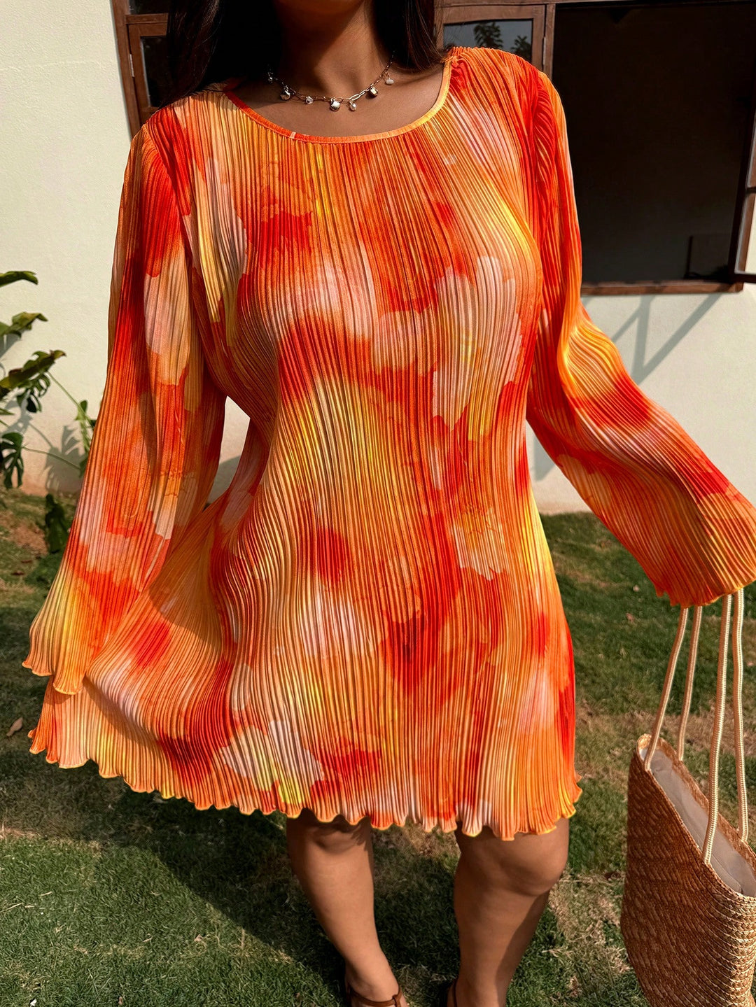 Rochie SHEIN, portocaliu
