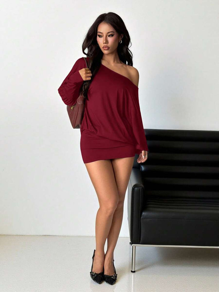 Rochie mini SHEIN, vișiniu