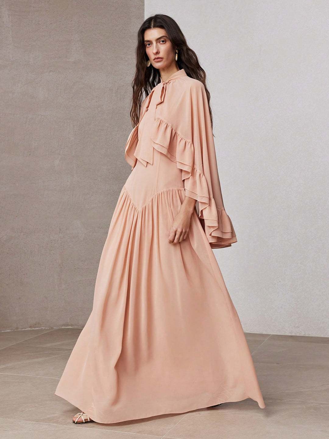 Rochie maxi SHEIN, roz