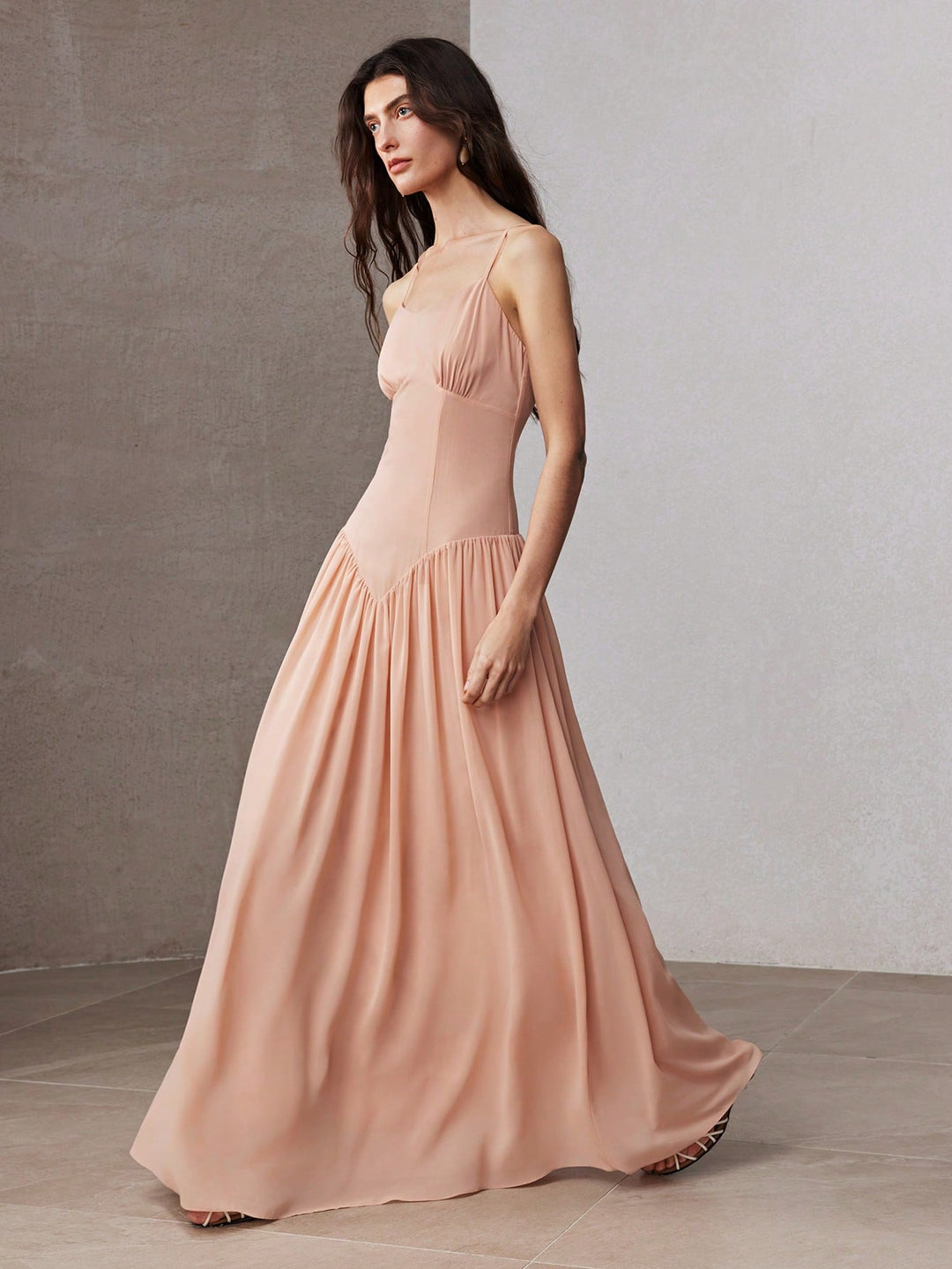 Rochie maxi SHEIN, roz