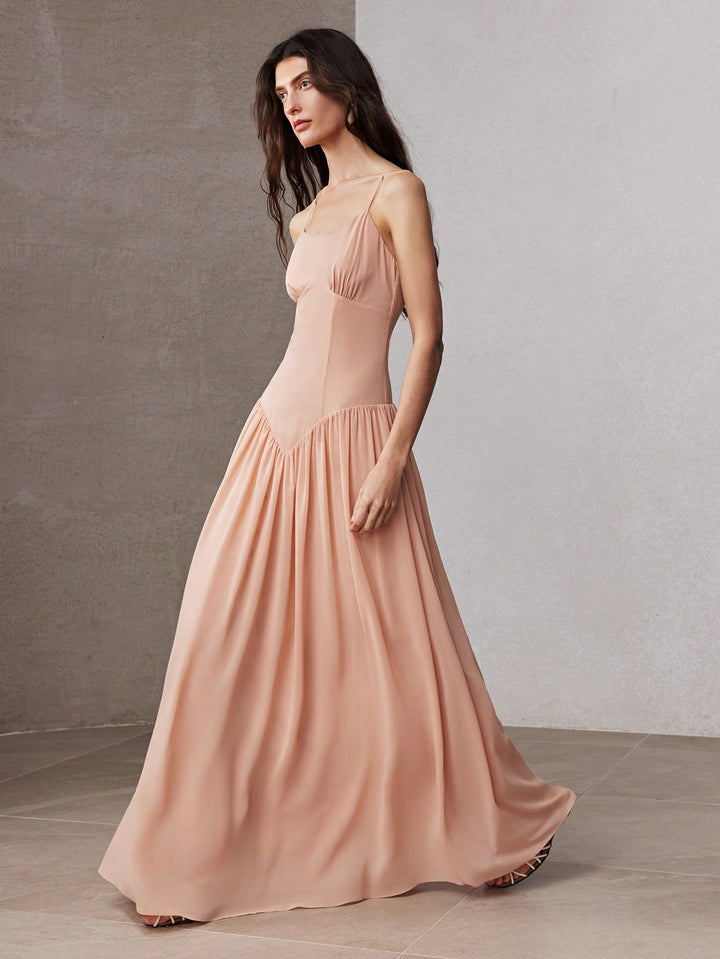 Rochie maxi SHEIN, roz