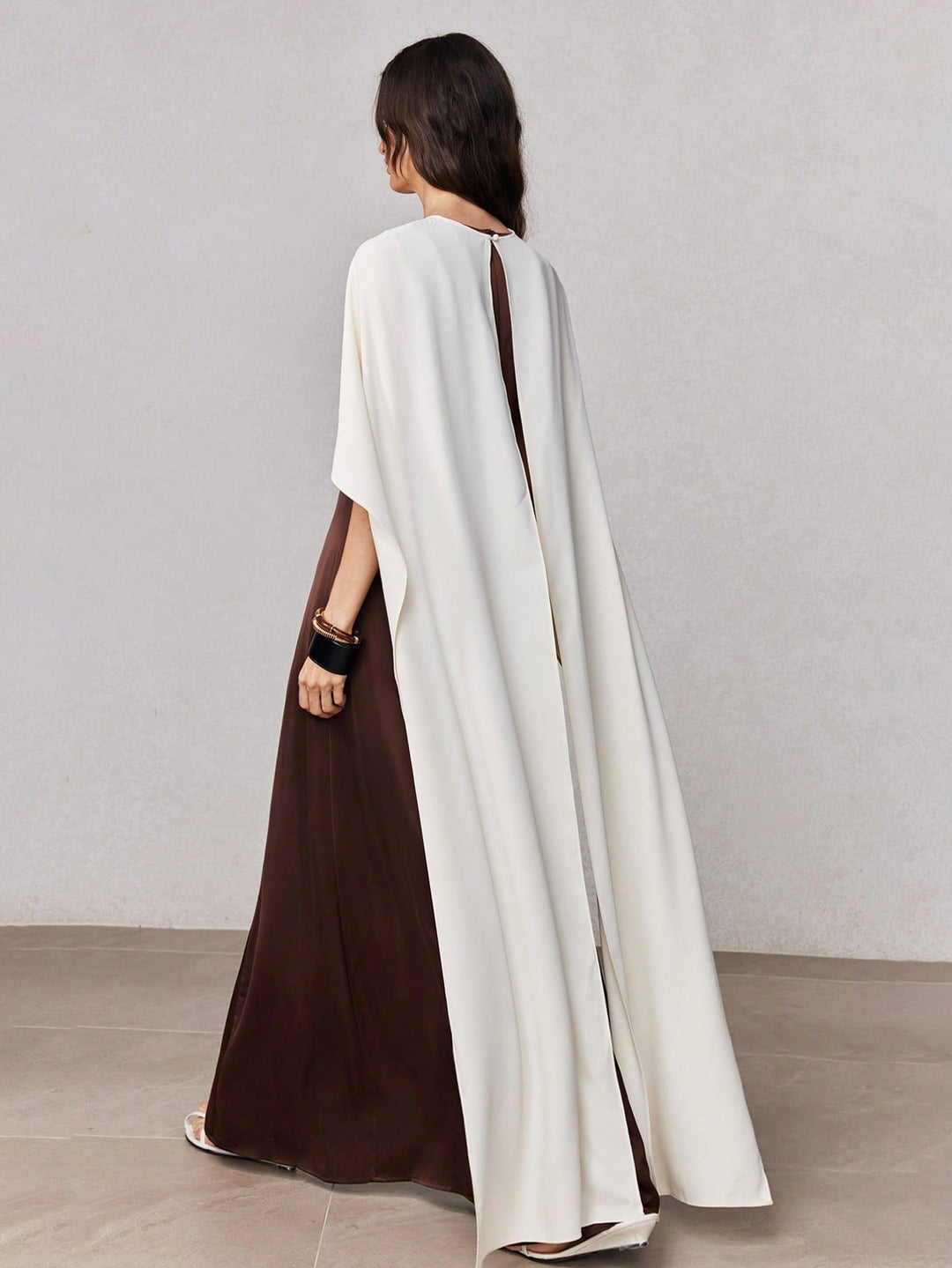 Rochie maxi SHEIN, maro