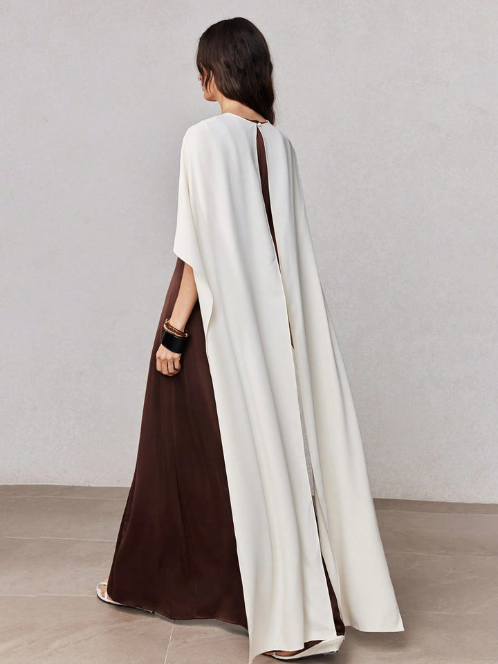 Rochie maxi SHEIN, maro