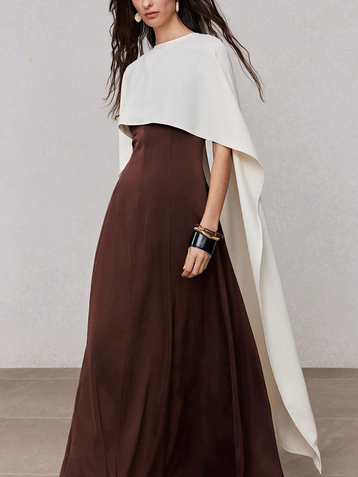 Rochie maxi SHEIN, maro