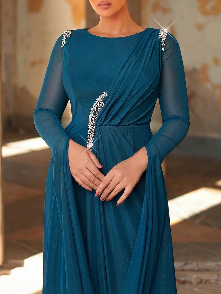 Rochie de ocazie SHEIN, albastru