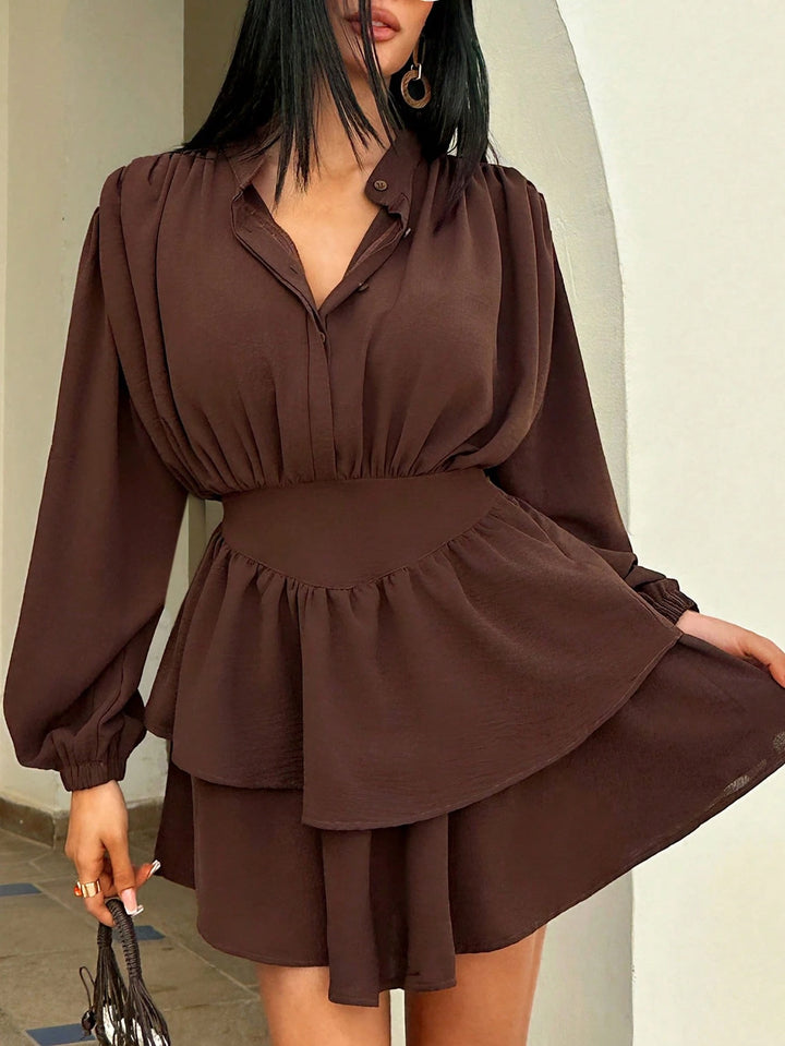 Rochie mini SHEIN, maro