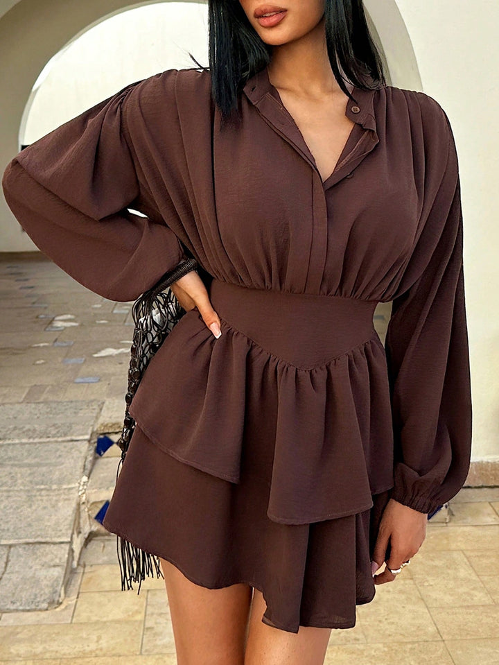 Rochie mini SHEIN, maro
