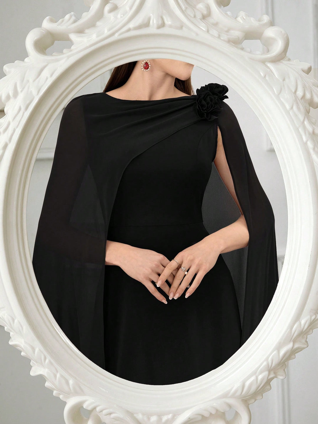 Rochie maxi SHEIN, negru