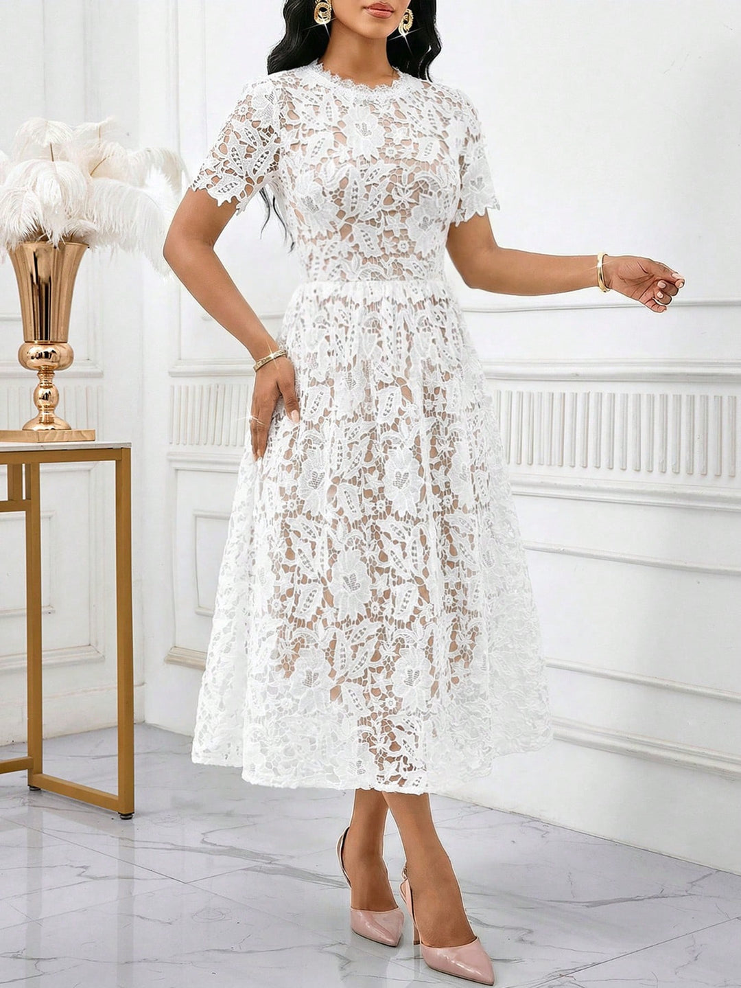 Rochie maxi SHEIN, mix culori