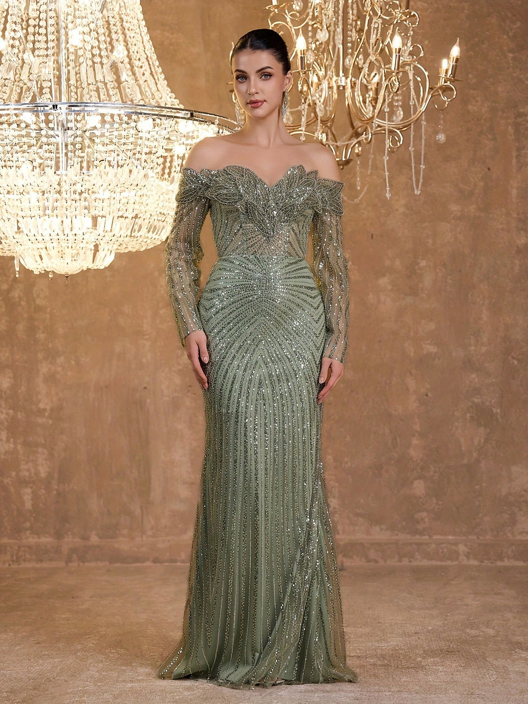 Rochie SHEIN, kaki