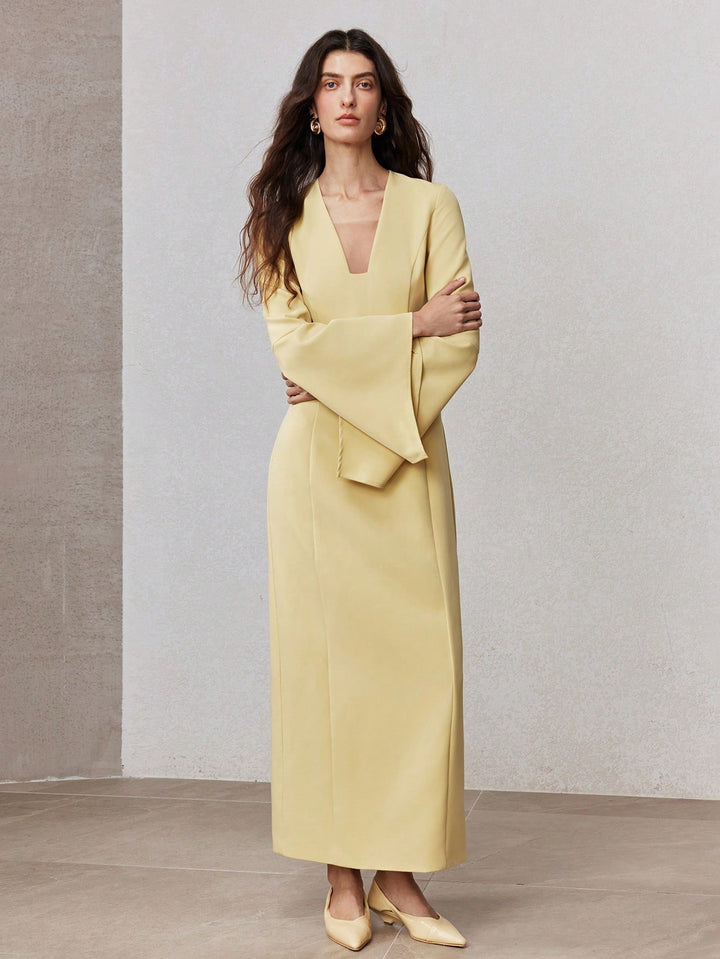 Rochie maxi SHEIN, galben