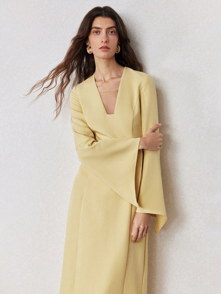Rochie maxi SHEIN, galben
